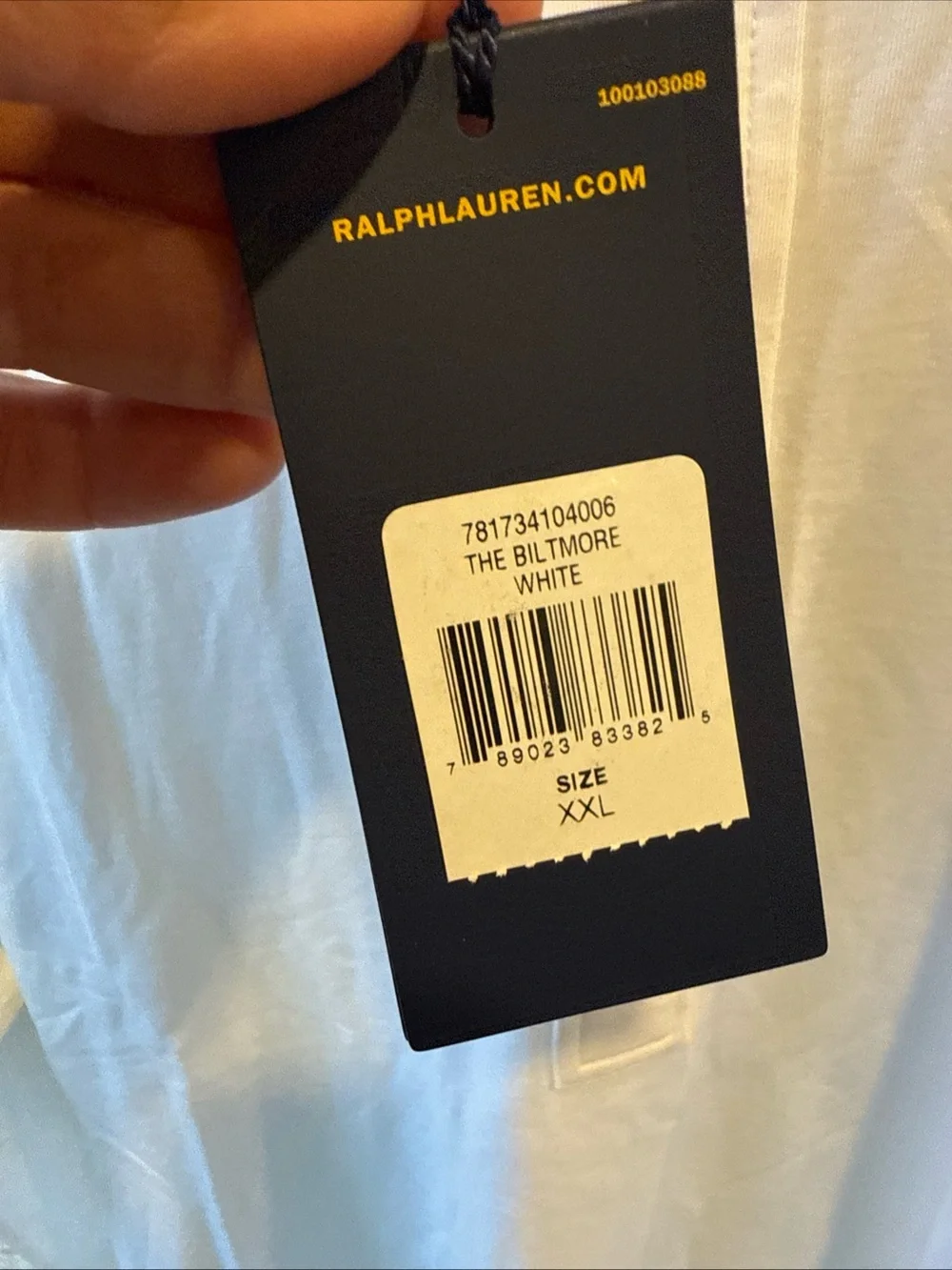 Ralph Lauren White PGA Polo with Embroidered Crest